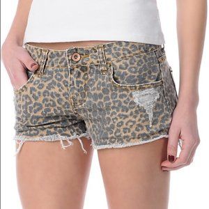 Billabong Leopard Cut Offs